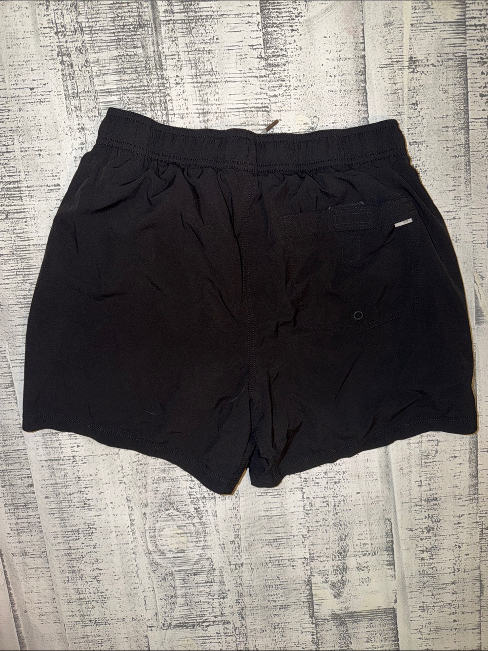 Vuori Black Athletic Shorts with White Drawstring - Picture 2 of 6